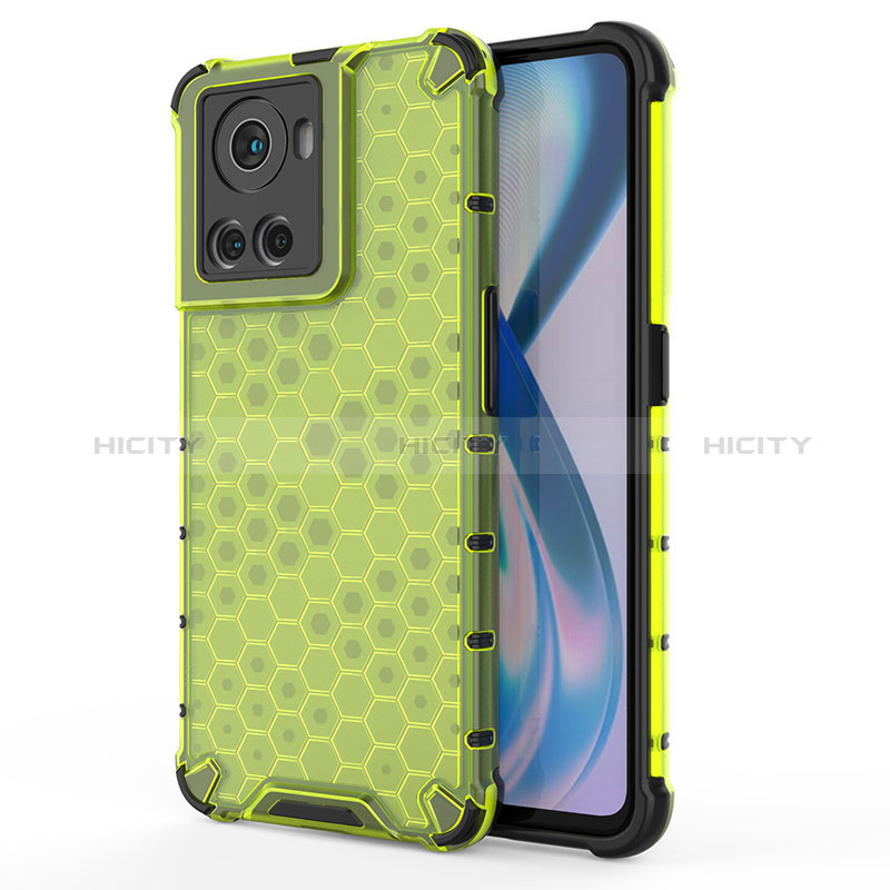 Carcasa Bumper Funda Silicona Transparente 360 Grados AM1 para OnePlus 10R 5G Verde