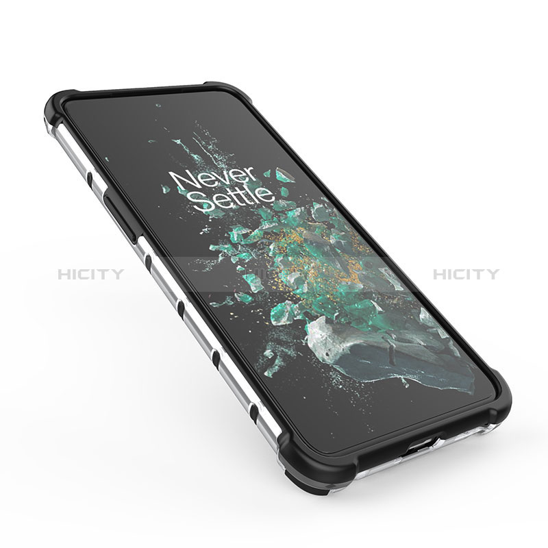 Carcasa Bumper Funda Silicona Transparente 360 Grados AM1 para OnePlus 10T 5G