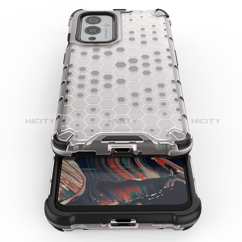 Carcasa Bumper Funda Silicona Transparente 360 Grados AM1 para OnePlus 9 5G