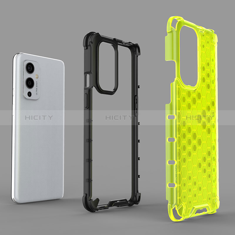 Carcasa Bumper Funda Silicona Transparente 360 Grados AM1 para OnePlus 9 5G