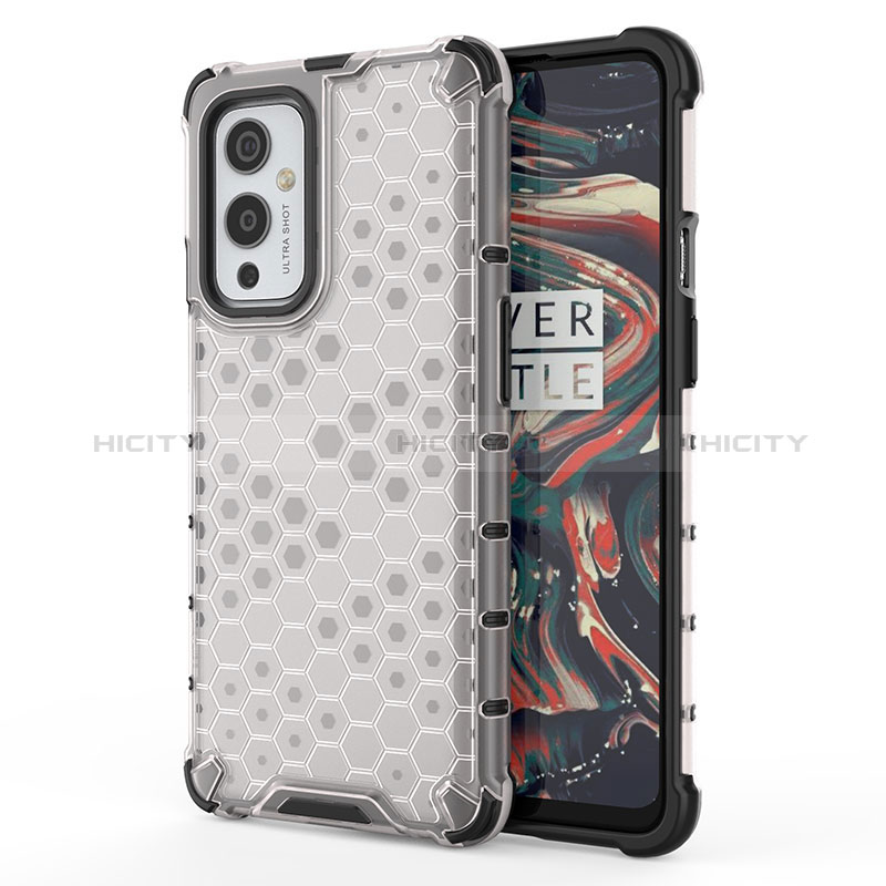 Carcasa Bumper Funda Silicona Transparente 360 Grados AM1 para OnePlus 9 5G