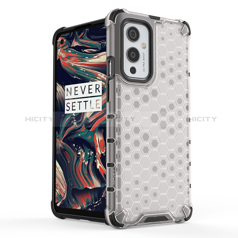 Carcasa Bumper Funda Silicona Transparente 360 Grados AM1 para OnePlus 9 5G