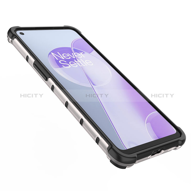 Carcasa Bumper Funda Silicona Transparente 360 Grados AM1 para OnePlus 9RT 5G