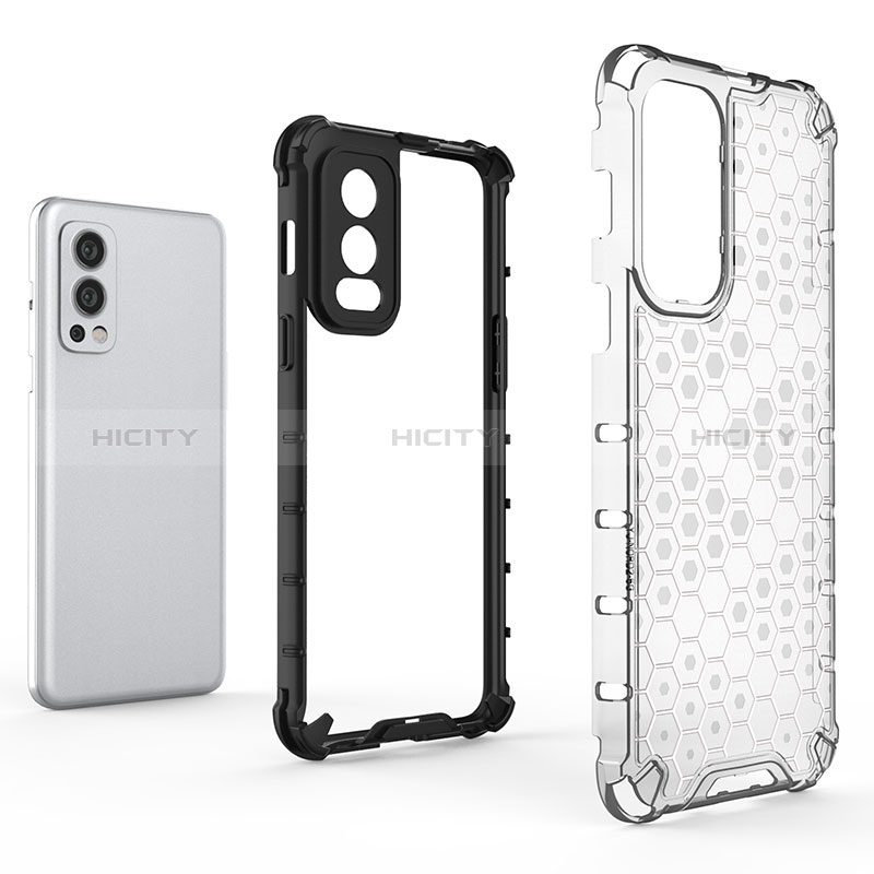 Carcasa Bumper Funda Silicona Transparente 360 Grados AM1 para OnePlus Nord 2 5G