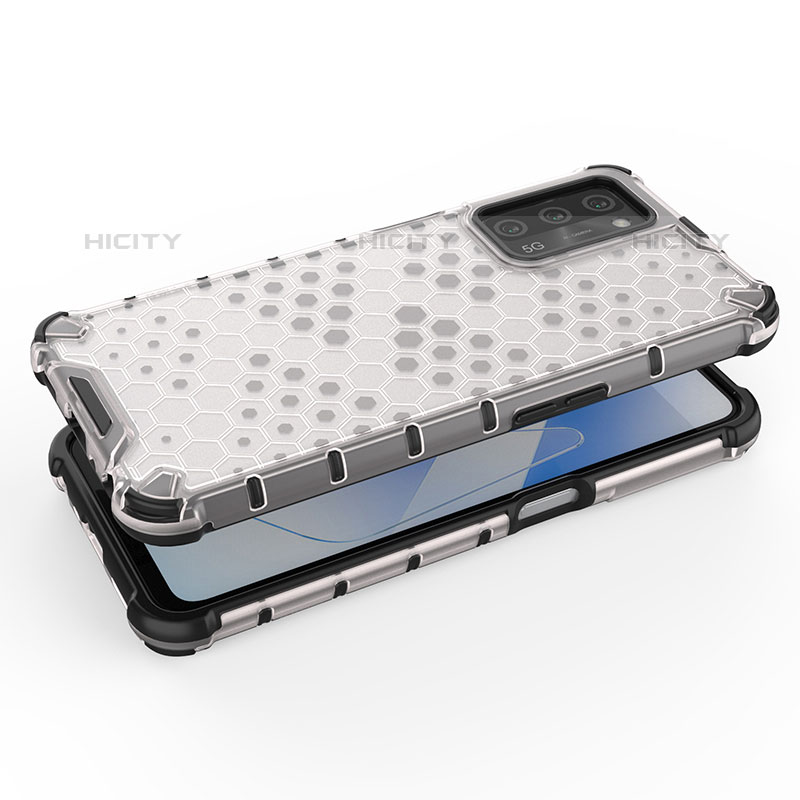 Carcasa Bumper Funda Silicona Transparente 360 Grados AM1 para Oppo A53s 5G