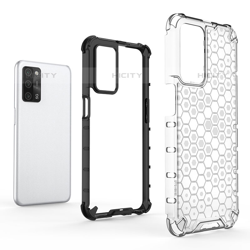 Carcasa Bumper Funda Silicona Transparente 360 Grados AM1 para Oppo A55 5G