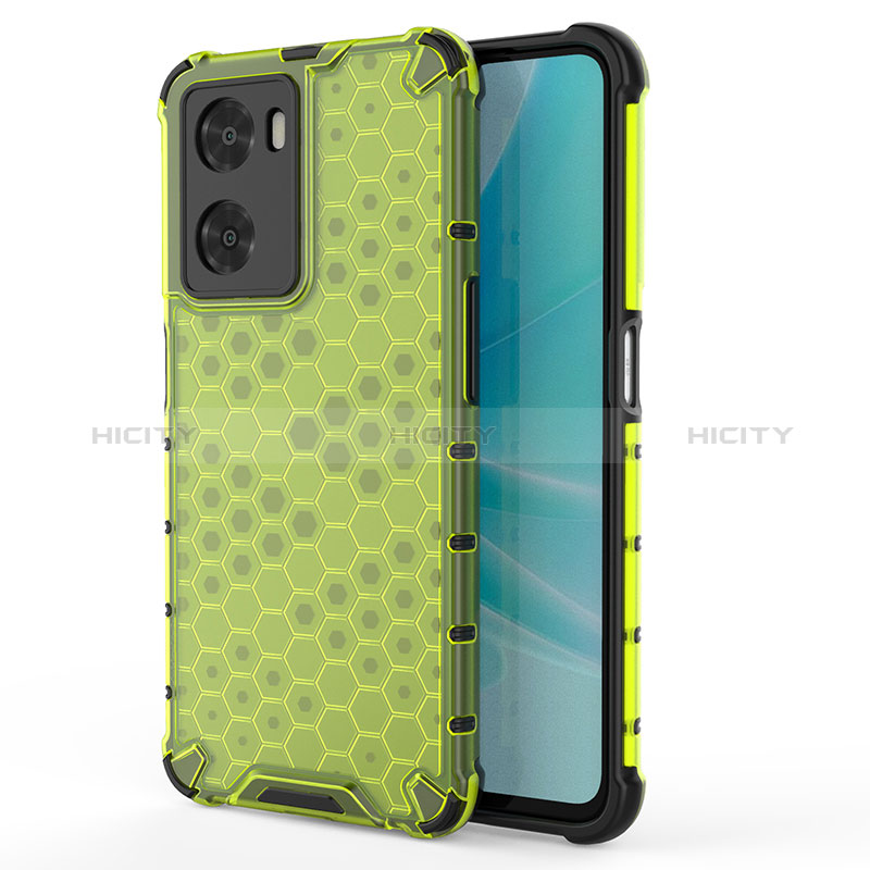 Carcasa Bumper Funda Silicona Transparente 360 Grados AM1 para Oppo A57 4G Verde