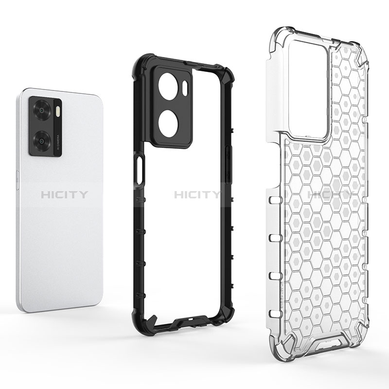 Carcasa Bumper Funda Silicona Transparente 360 Grados AM1 para Oppo A77s