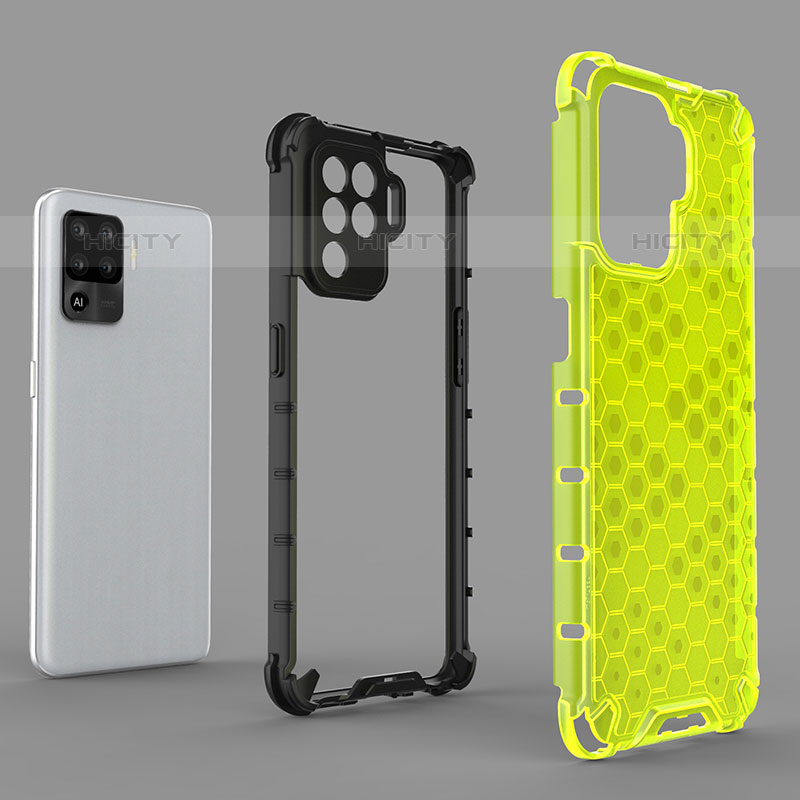 Carcasa Bumper Funda Silicona Transparente 360 Grados AM1 para Oppo A94 4G