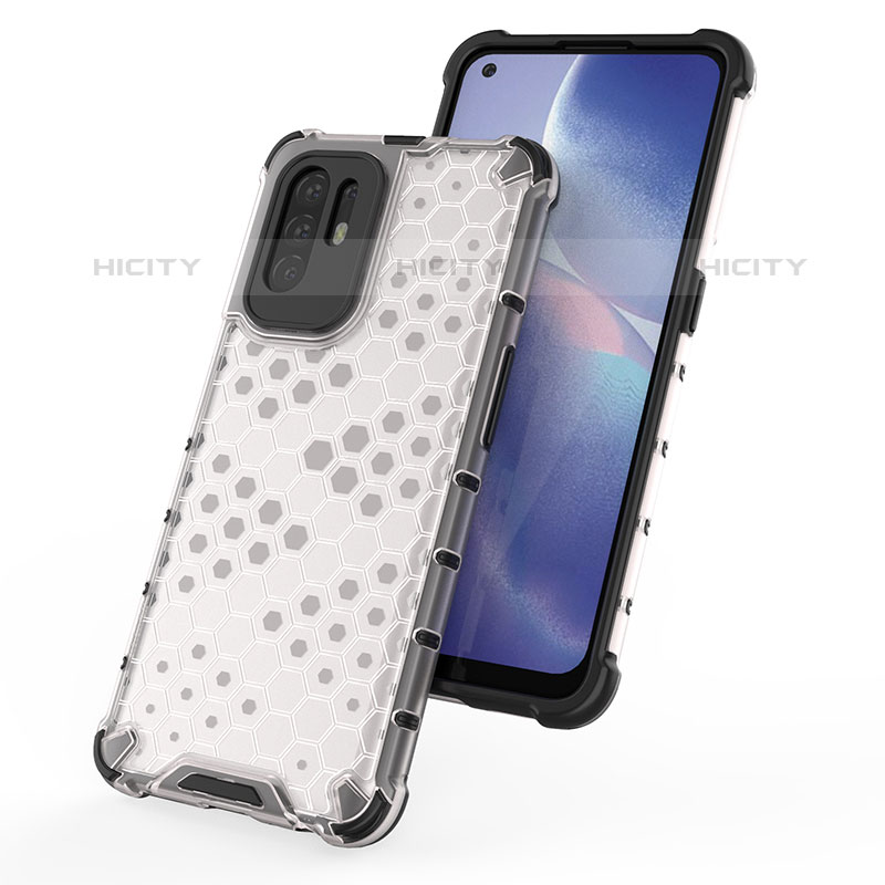 Carcasa Bumper Funda Silicona Transparente 360 Grados AM1 para Oppo A94 5G