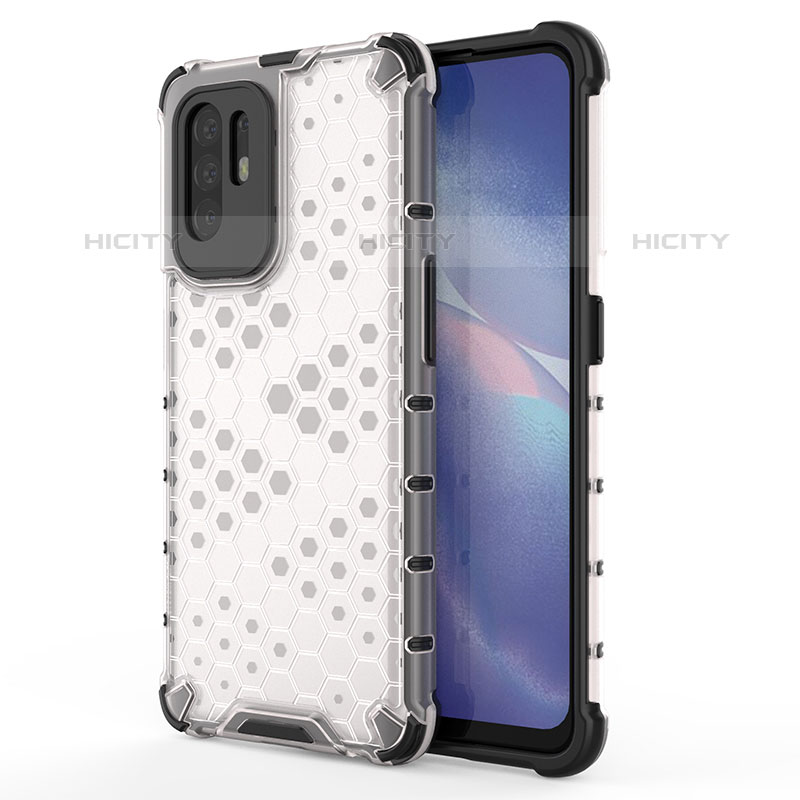 Carcasa Bumper Funda Silicona Transparente 360 Grados AM1 para Oppo F19 Pro+ Plus 5G