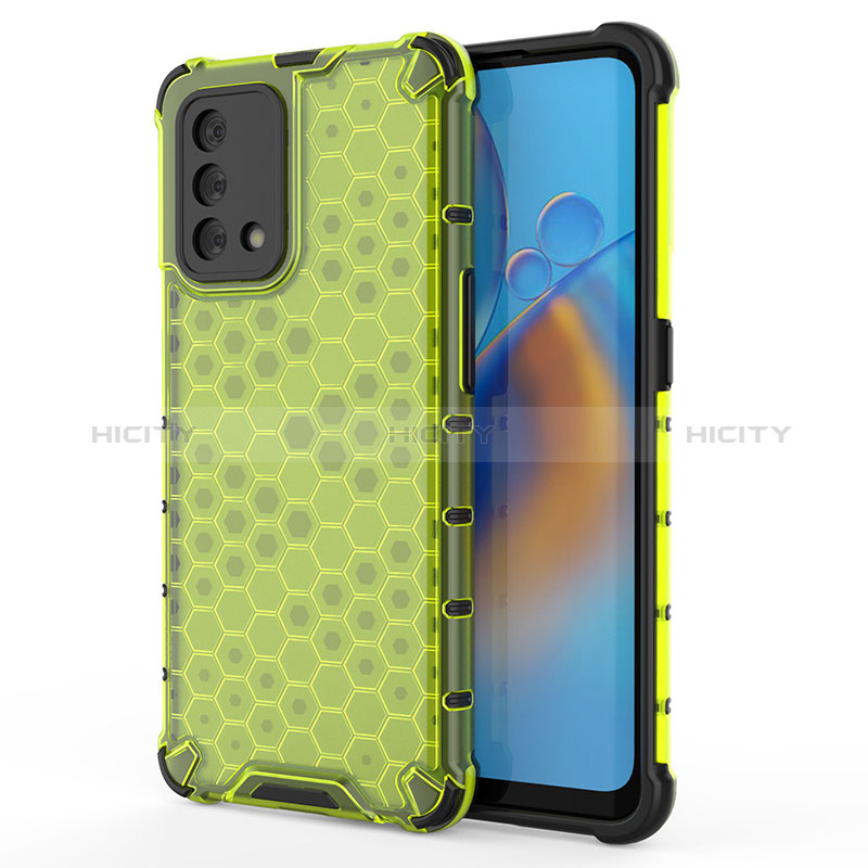 Carcasa Bumper Funda Silicona Transparente 360 Grados AM1 para Oppo F19 Verde