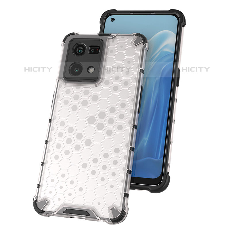 Carcasa Bumper Funda Silicona Transparente 360 Grados AM1 para Oppo F21 Pro 4G