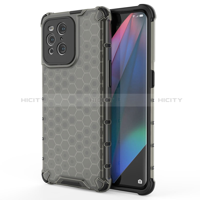 Carcasa Bumper Funda Silicona Transparente 360 Grados AM1 para Oppo Find X3 5G