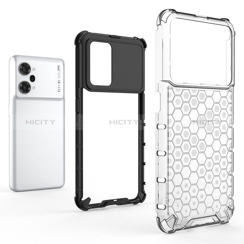 Carcasa Bumper Funda Silicona Transparente 360 Grados AM1 para Oppo K10 Pro 5G