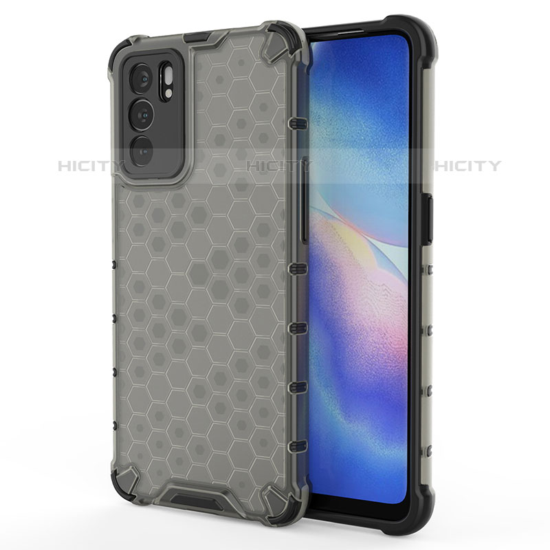 Carcasa Bumper Funda Silicona Transparente 360 Grados AM1 para Oppo Reno6 5G