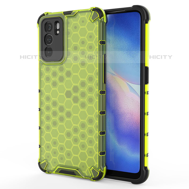 Carcasa Bumper Funda Silicona Transparente 360 Grados AM1 para Oppo Reno6 5G