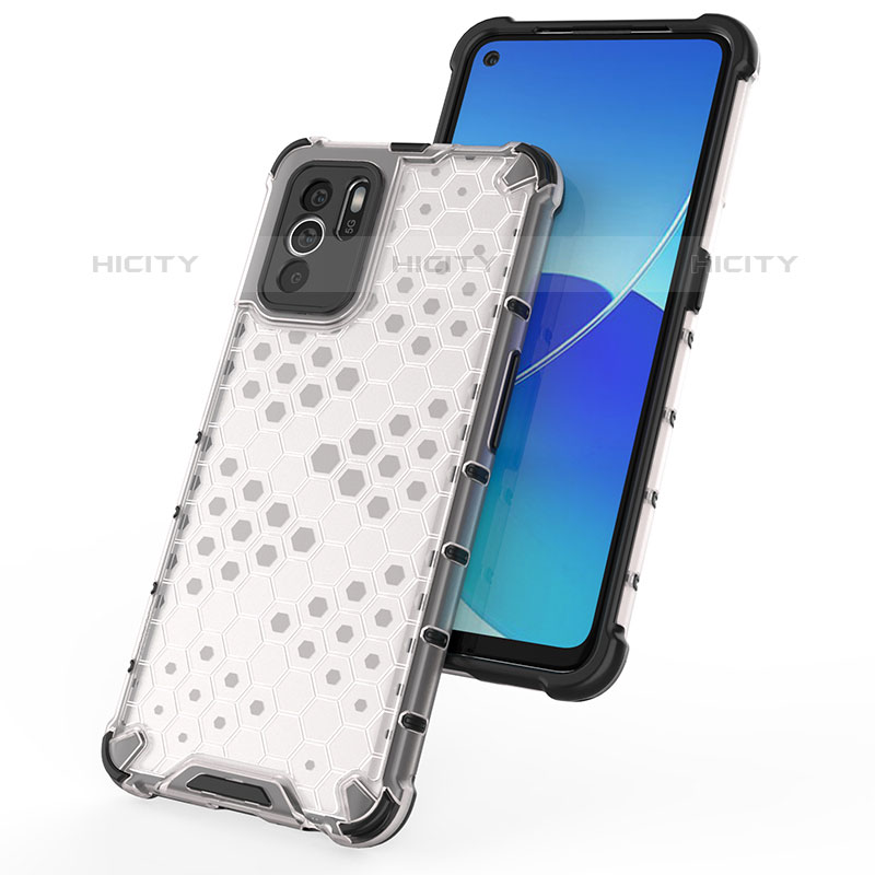 Carcasa Bumper Funda Silicona Transparente 360 Grados AM1 para Oppo Reno6 Z 5G