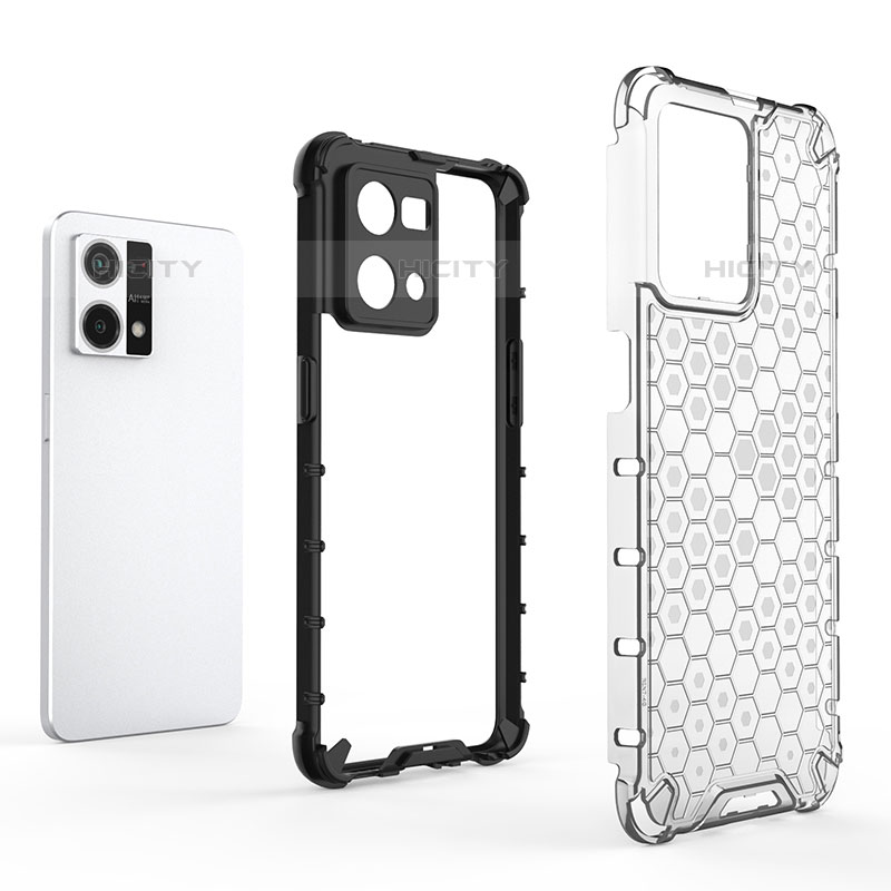 Carcasa Bumper Funda Silicona Transparente 360 Grados AM1 para Oppo Reno7 4G