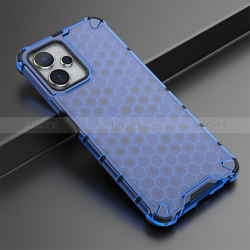 Carcasa Bumper Funda Silicona Transparente 360 Grados AM1 para Realme 10 5G Azul