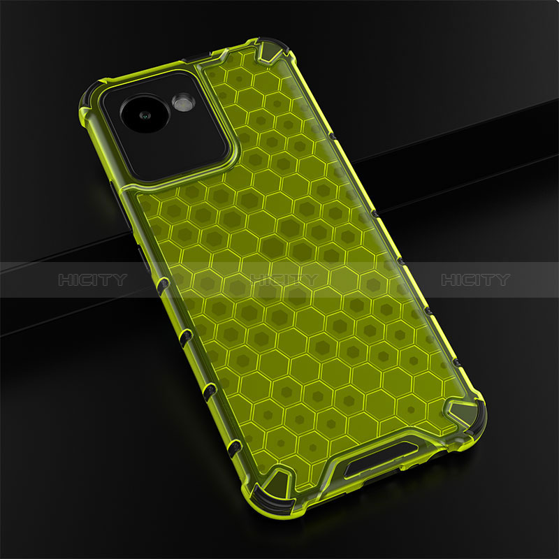 Carcasa Bumper Funda Silicona Transparente 360 Grados AM1 para Realme C30 Verde