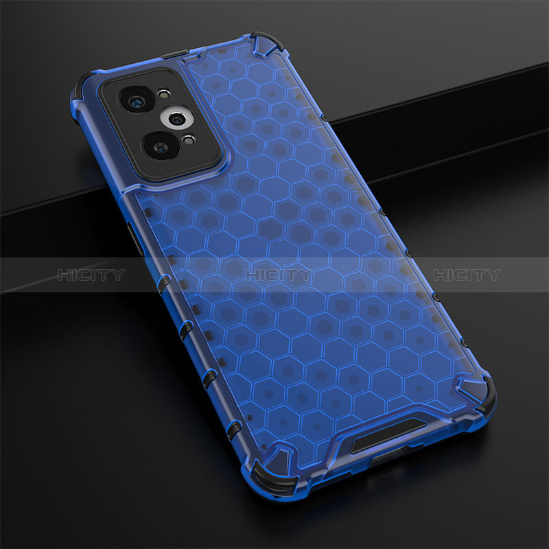 Carcasa Bumper Funda Silicona Transparente 360 Grados AM1 para Realme GT Neo 3T 5G Azul