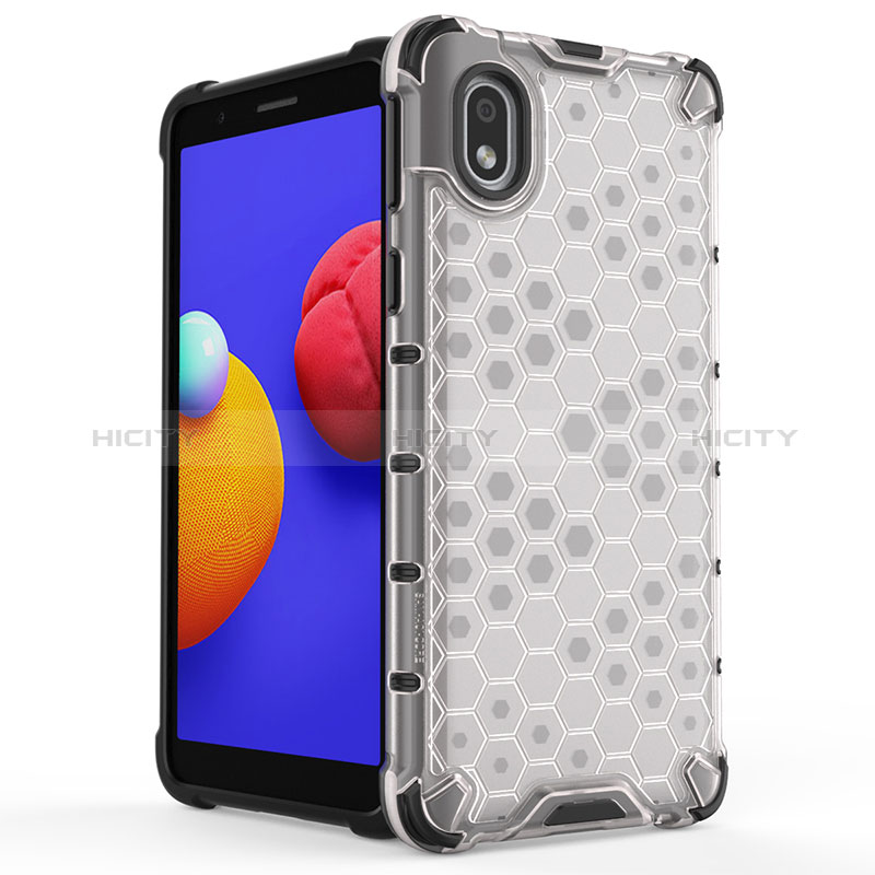 Carcasa Bumper Funda Silicona Transparente 360 Grados AM1 para Samsung Galaxy A01 Core