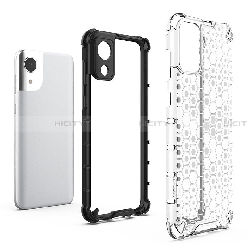 Carcasa Bumper Funda Silicona Transparente 360 Grados AM1 para Samsung Galaxy A03 Core