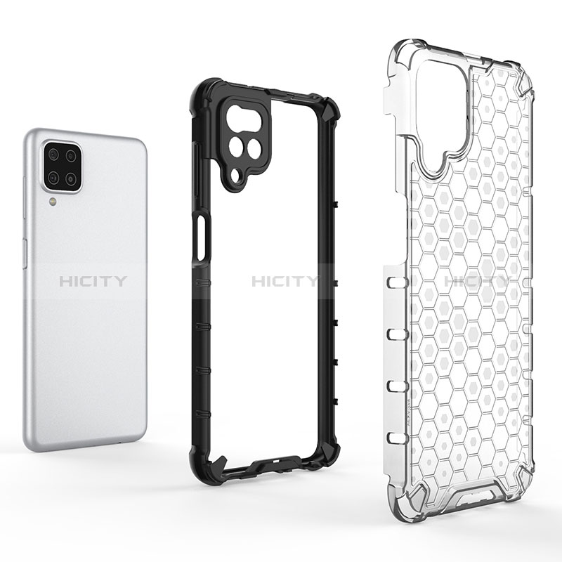 Carcasa Bumper Funda Silicona Transparente 360 Grados AM1 para Samsung Galaxy A12 Nacho