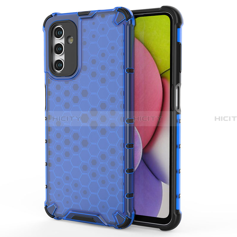 Carcasa Bumper Funda Silicona Transparente 360 Grados AM1 para Samsung Galaxy A13 5G Azul