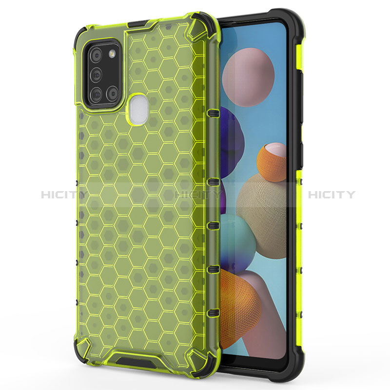 Carcasa Bumper Funda Silicona Transparente 360 Grados AM1 para Samsung Galaxy A21s