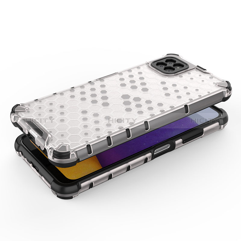 Carcasa Bumper Funda Silicona Transparente 360 Grados AM1 para Samsung Galaxy A22s 5G