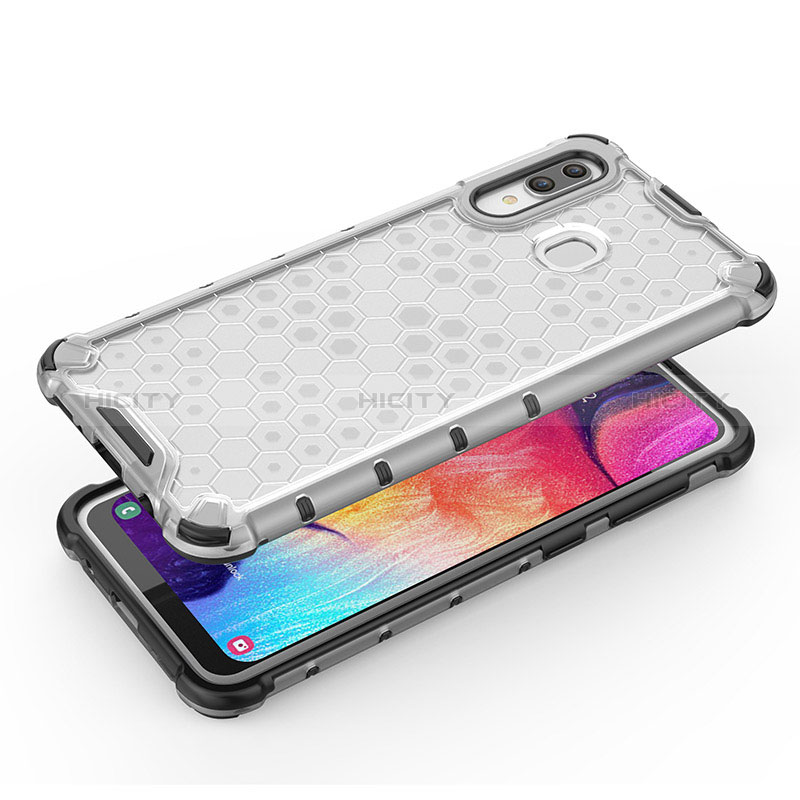 Carcasa Bumper Funda Silicona Transparente 360 Grados AM1 para Samsung Galaxy A30