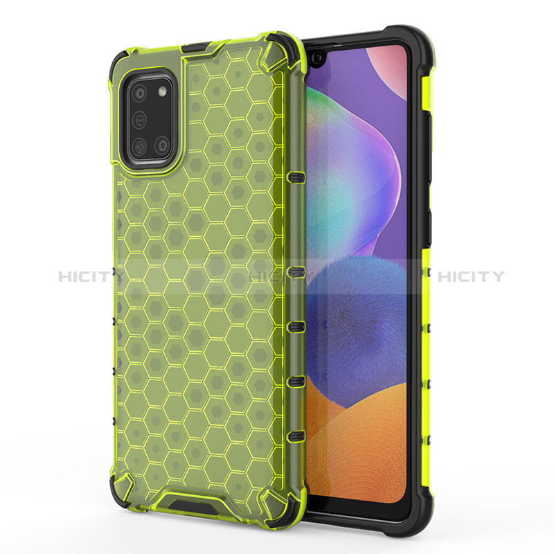 Carcasa Bumper Funda Silicona Transparente 360 Grados AM1 para Samsung Galaxy A31 Verde