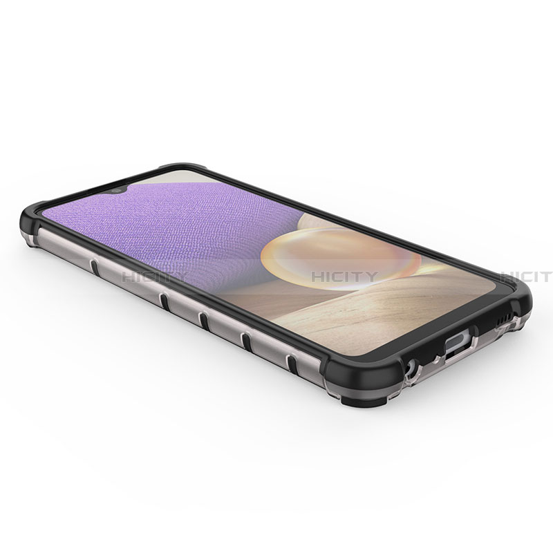 Carcasa Bumper Funda Silicona Transparente 360 Grados AM1 para Samsung Galaxy A32 4G