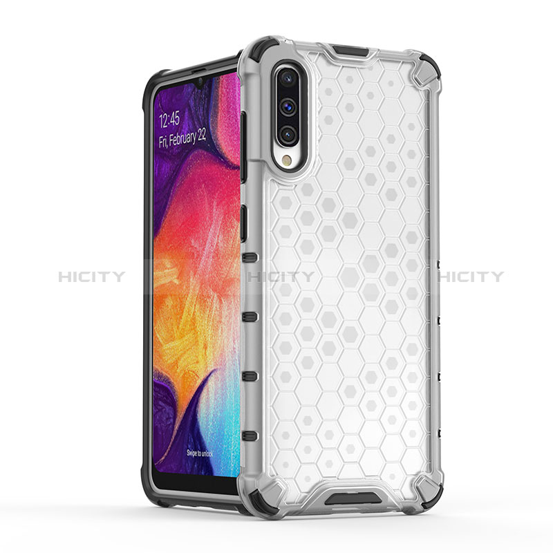 Carcasa Bumper Funda Silicona Transparente 360 Grados AM1 para Samsung Galaxy A50