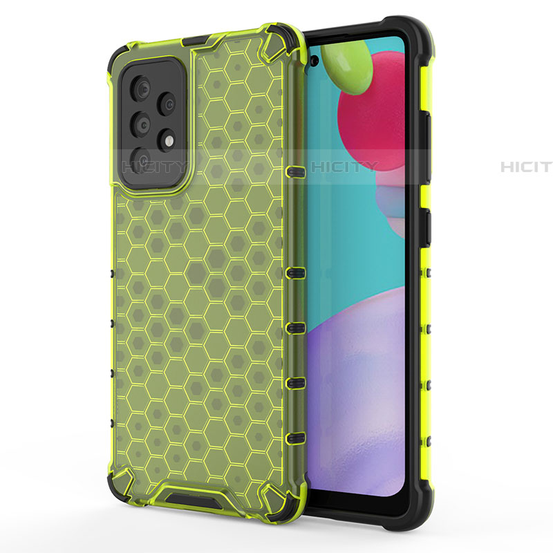 Carcasa Bumper Funda Silicona Transparente 360 Grados AM1 para Samsung Galaxy A52 4G Verde