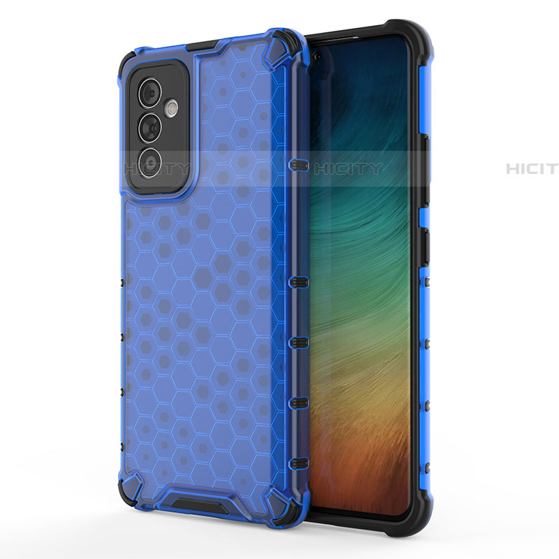 Carcasa Bumper Funda Silicona Transparente 360 Grados AM1 para Samsung Galaxy A54 5G Azul