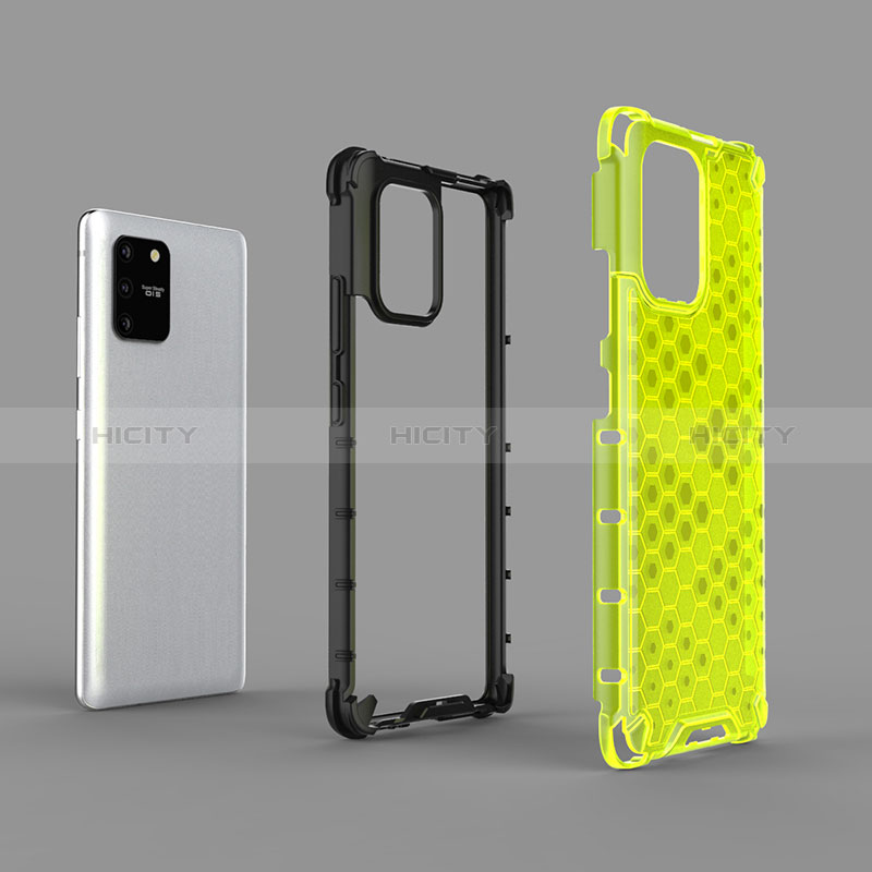 Carcasa Bumper Funda Silicona Transparente 360 Grados AM1 para Samsung Galaxy A91