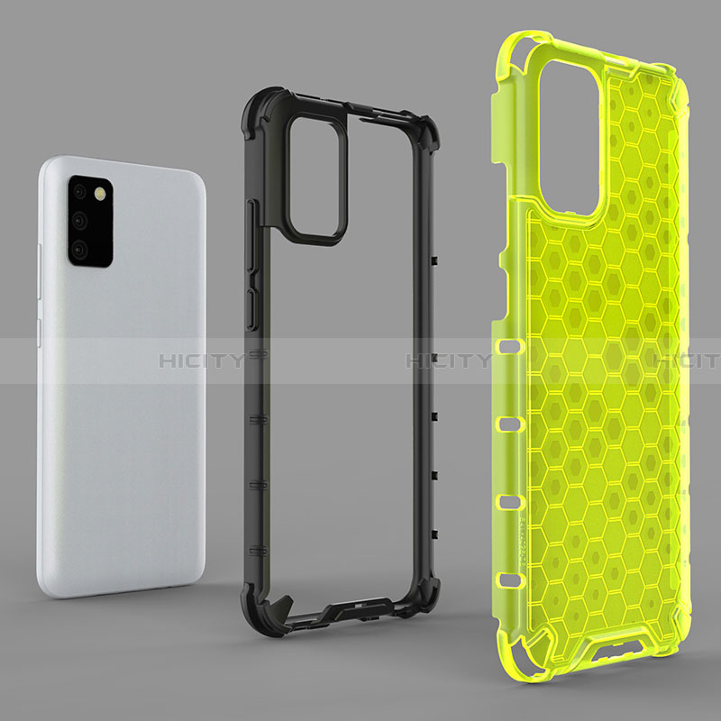 Carcasa Bumper Funda Silicona Transparente 360 Grados AM1 para Samsung Galaxy F02S SM-E025F