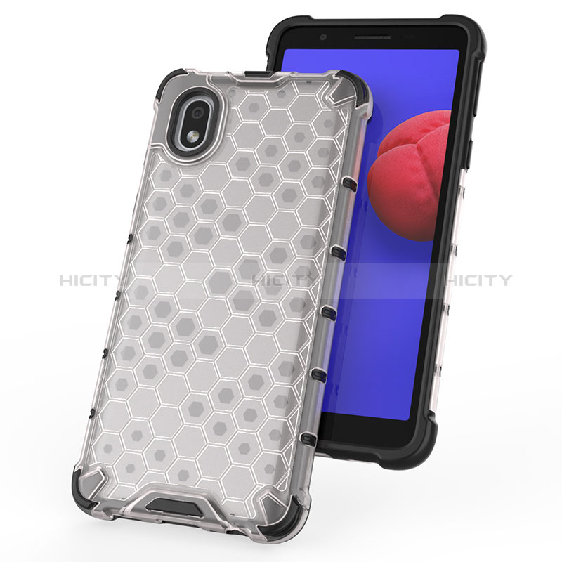 Carcasa Bumper Funda Silicona Transparente 360 Grados AM1 para Samsung Galaxy M01 Core