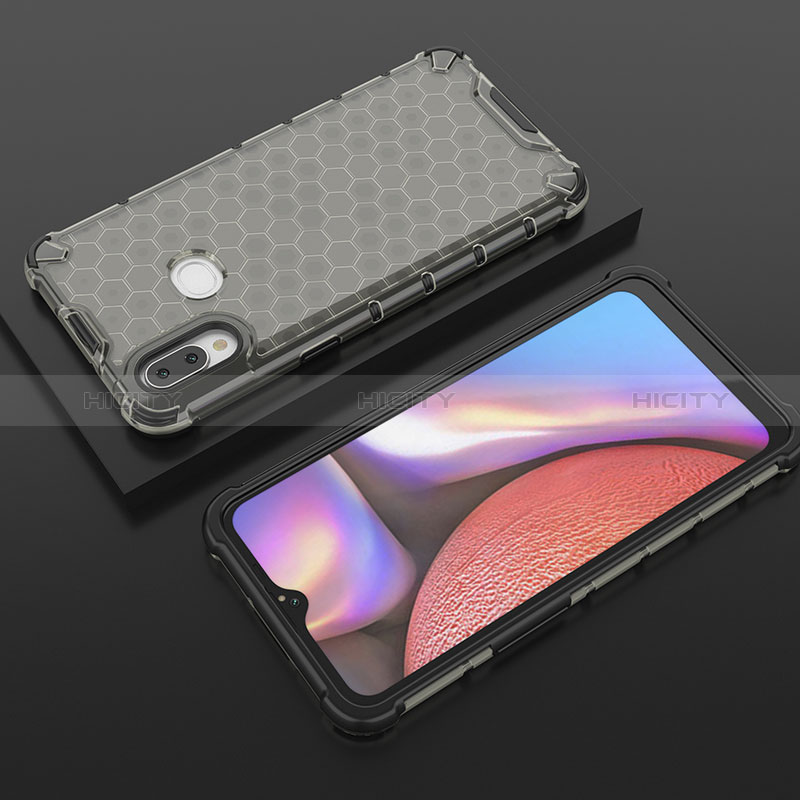 Carcasa Bumper Funda Silicona Transparente 360 Grados AM1 para Samsung Galaxy M01s Negro
