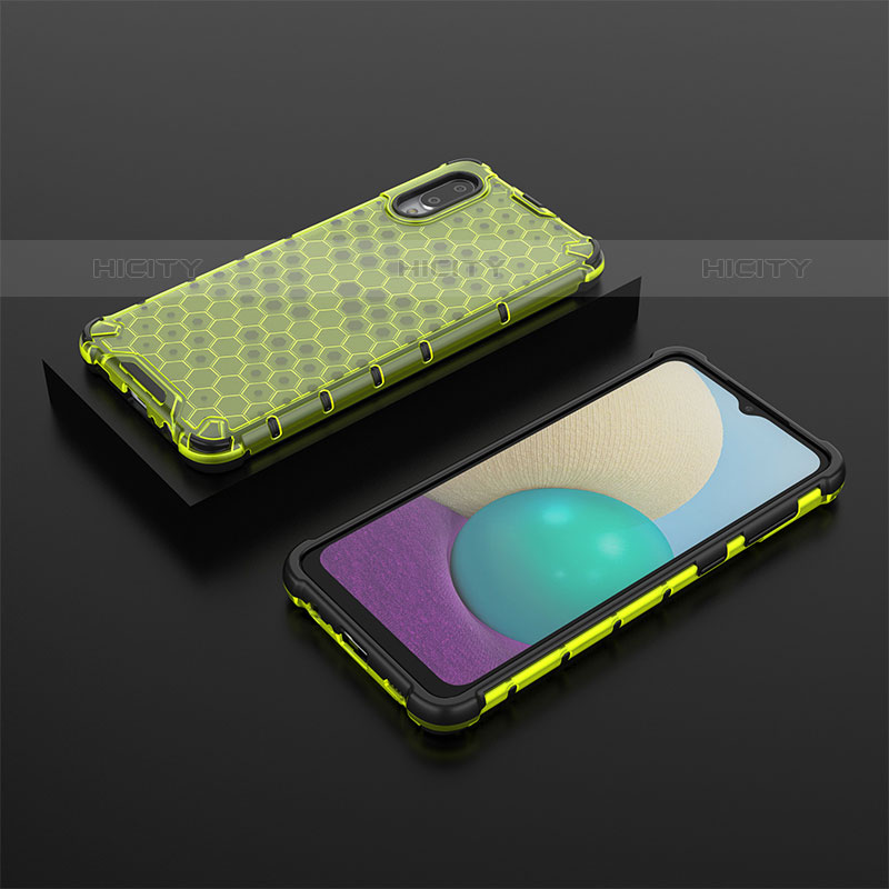 Carcasa Bumper Funda Silicona Transparente 360 Grados AM1 para Samsung Galaxy M02