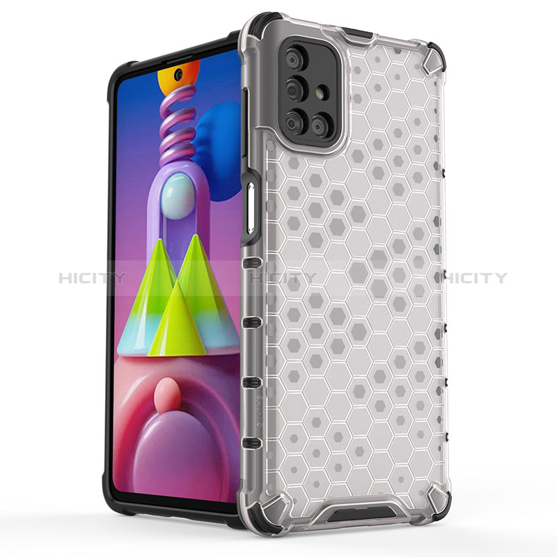 Carcasa Bumper Funda Silicona Transparente 360 Grados AM1 para Samsung Galaxy M51