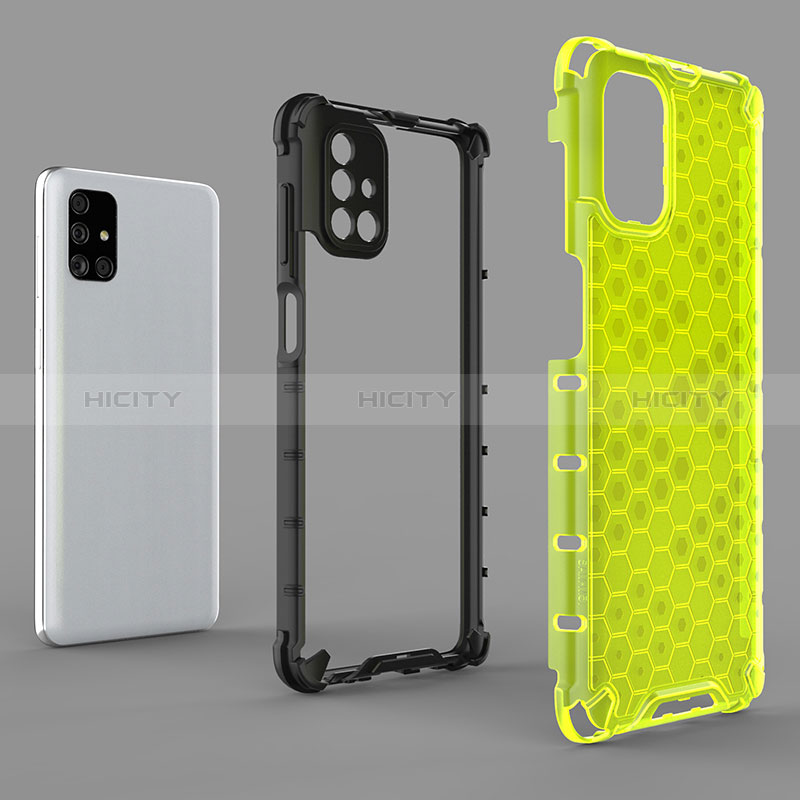 Carcasa Bumper Funda Silicona Transparente 360 Grados AM1 para Samsung Galaxy M51