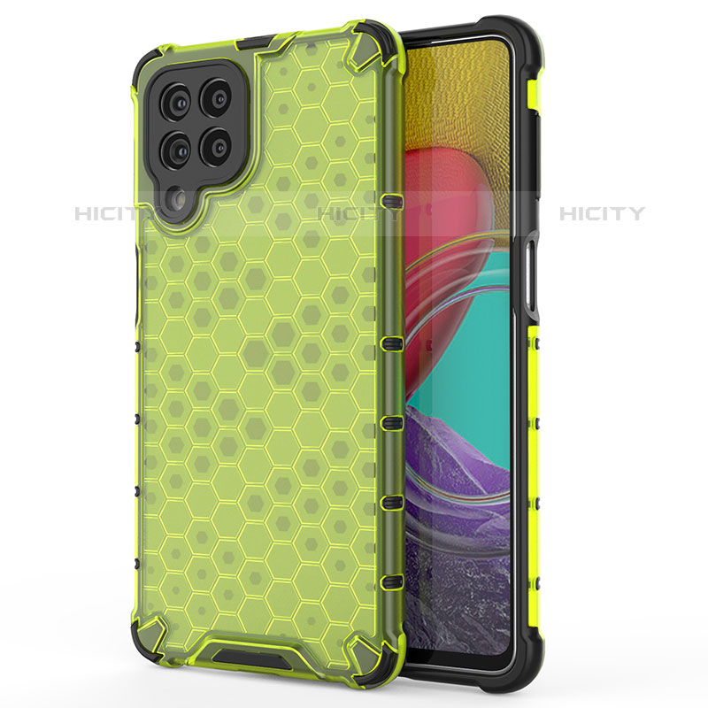 Carcasa Bumper Funda Silicona Transparente 360 Grados AM1 para Samsung Galaxy M53 5G Verde