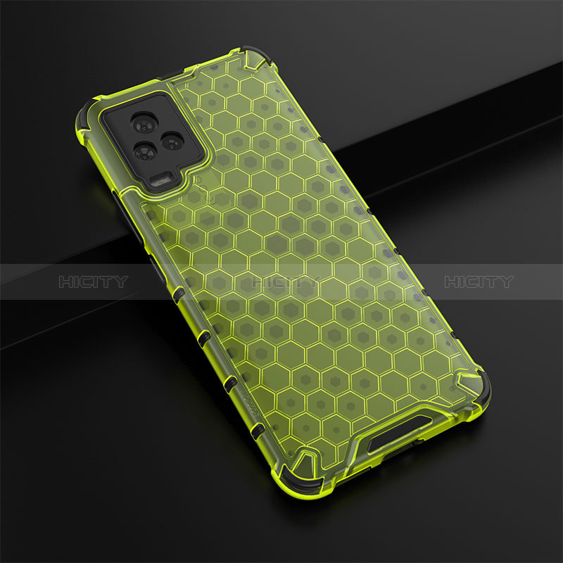 Carcasa Bumper Funda Silicona Transparente 360 Grados AM1 para Vivo iQOO 7 5G Verde