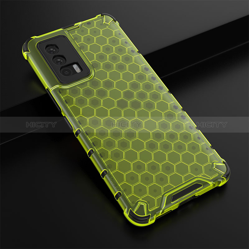 Carcasa Bumper Funda Silicona Transparente 360 Grados AM1 para Vivo iQOO 7 India 5G