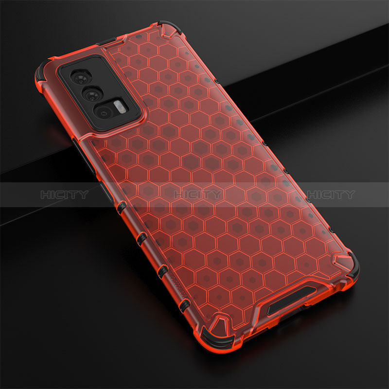 Carcasa Bumper Funda Silicona Transparente 360 Grados AM1 para Vivo iQOO 7 India 5G