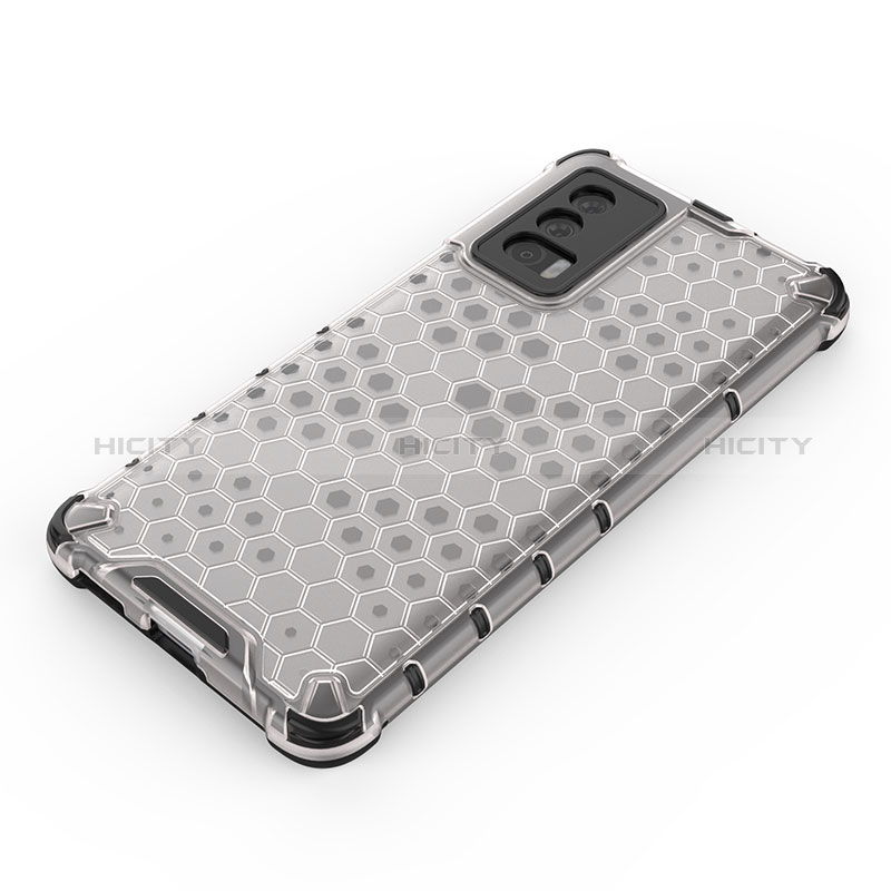 Carcasa Bumper Funda Silicona Transparente 360 Grados AM1 para Vivo iQOO 7 India 5G